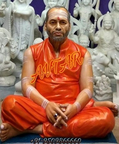 Muktananda Swami marble Statue